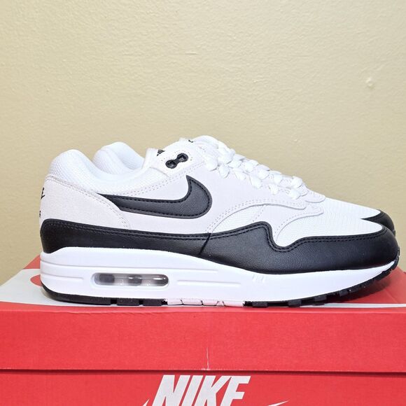 Nike Air Max 1 Essential White Black FZ5808-101 Men\'s Size 7.5 Women\'s 9 main image 6